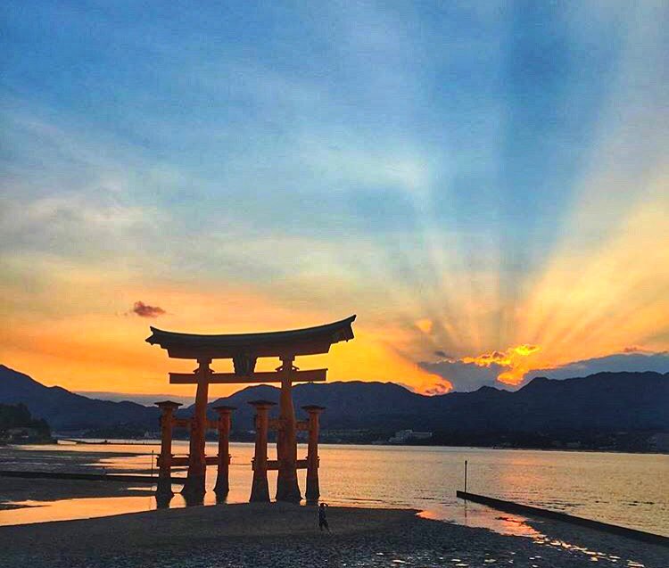 Photo by Andy | Sydney • Travel • Training in Itsukushima Shrine, Miyajima Island, Hiroshima, Japan.