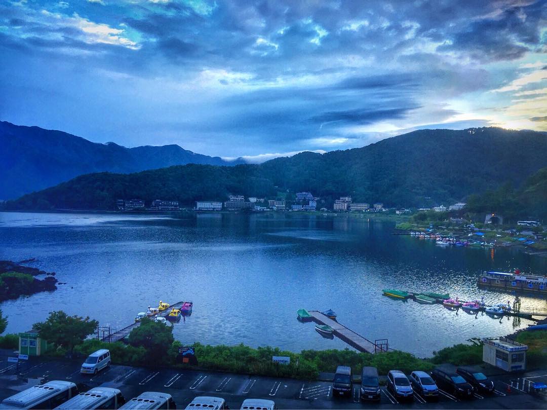 Photo by Andy | Sydney • Travel • Training in Lake Kawaguchiko, Mt. Fuji.